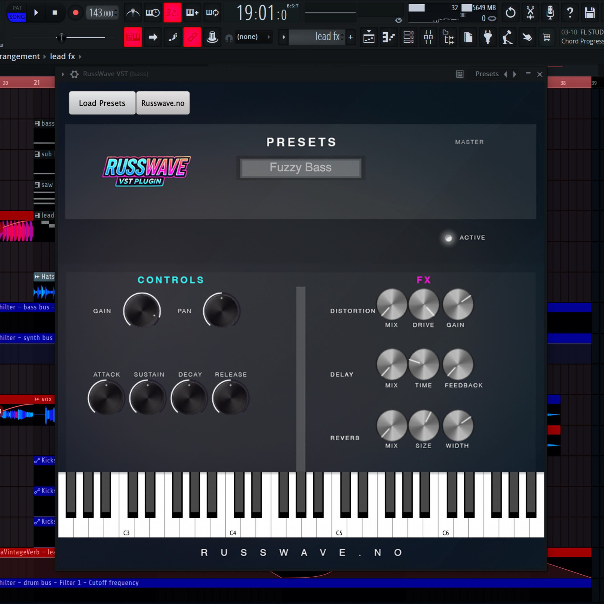 RussWave VST Plugin - RussWave